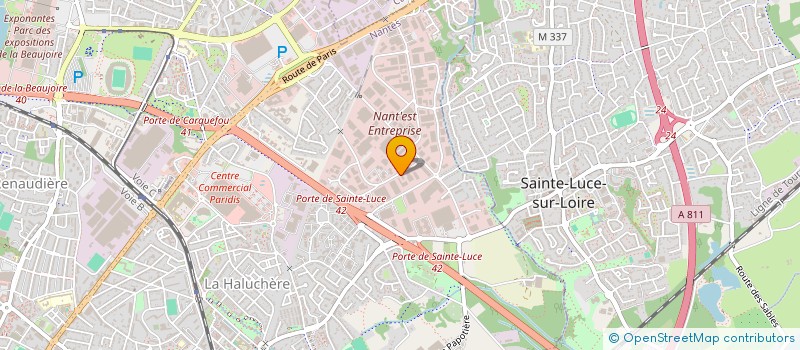 localisation de l'entreprise SAILAWAY à NANTES