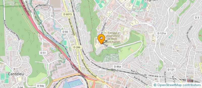 localisation de l'entreprise SAILAWAY CLUB VOILE ROUEN BS  MONT-SAINT-AIGNAN