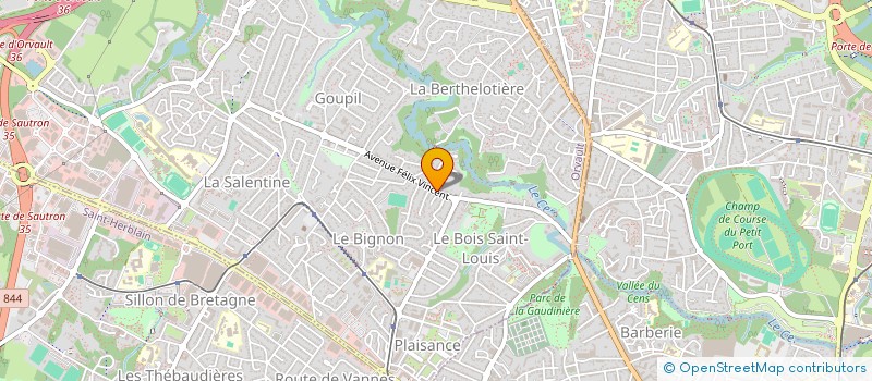 localisation de l'entreprise SAILBOAT LET à ORVAULT