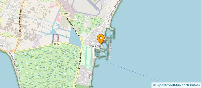 localisation de l'entreprise SAILHERO  HYERES