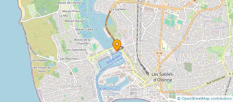 localisation de l'entreprise SAILING ATLANTIC SERVICES à LES SABLES-D'OLONNE