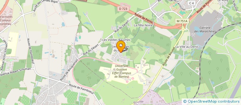 localisation de l'entreprise SAILLANT à BOUGUENAIS