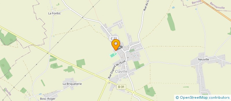 localisation de l'entreprise SAILLARD  CLAVILLE