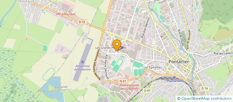 localisation de l'entreprise SAILLARD IMMO  PONTARLIER