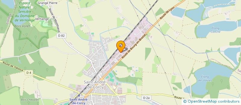 localisation de l'entreprise SAILLARD SA  SAINT-ANDRE-DE-CORCY