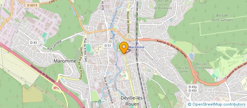 localisation de l'entreprise SAILLARDPRO  MAROMME