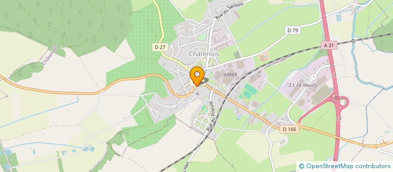 localisation de l'entreprise SAILLEY WITTE  CHATENOIS