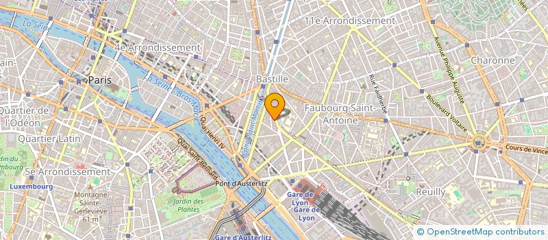 localisation de l'entreprise SAILLIARD ARTS GRAPHIQUES à PARIS