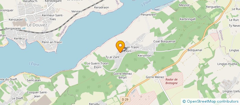 localisation de l'entreprise SAILOCEAN  LOPERHET