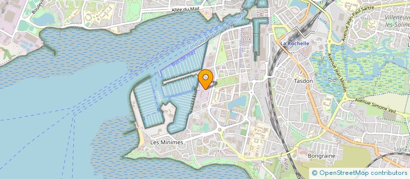 localisation de l'entreprise SAILONET  LA ROCHELLE