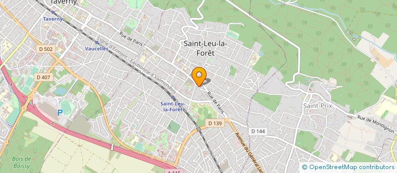 localisation de l'entreprise SAIM à SAINT-LEU-LA-FORET