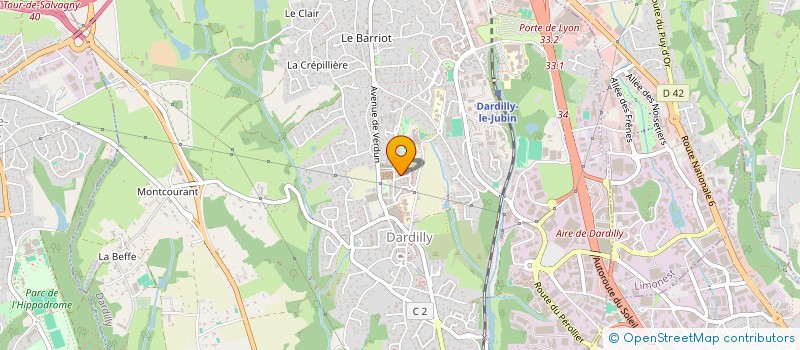 localisation de l'entreprise SAIME  DARDILLY