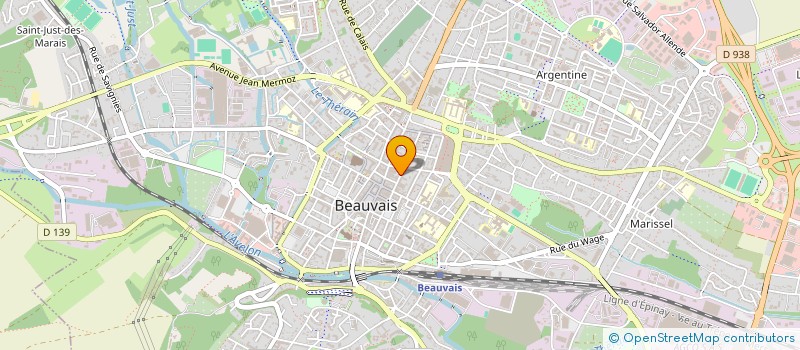 localisation de l'entreprise SAIN BAUMANN-HAUTIN  BEAUVAIS