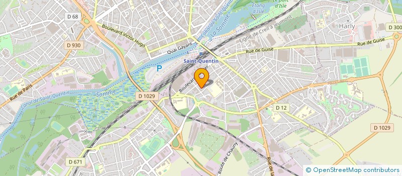 localisation de l'entreprise SAIN ET NUTRITIF à SAINT-QUENTIN