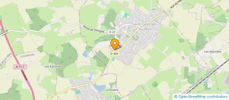 localisation de l'entreprise SAIN ET TOIT  SAINT-GEORGES-DU-BOIS