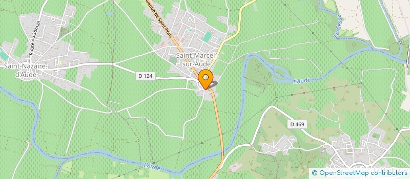 localisation de l'entreprise SAIN MARCHE SUR AUDE  SAINT-MARCEL-SUR-AUDE