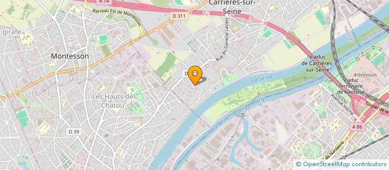 localisation de l'entreprise SAIN & SAUF à CARRIERES-SUR-SEINE