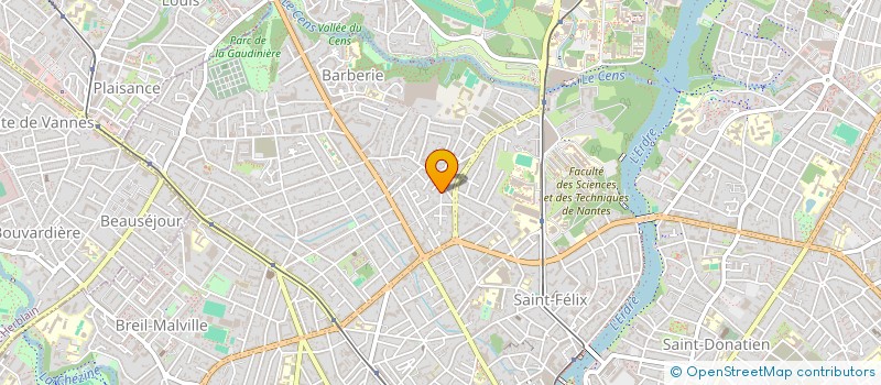 localisation de l'entreprise SAINBOIS à NANTES
