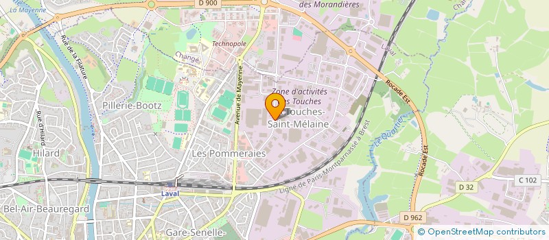 localisation de l'entreprise SAINCOBEL à LAVAL