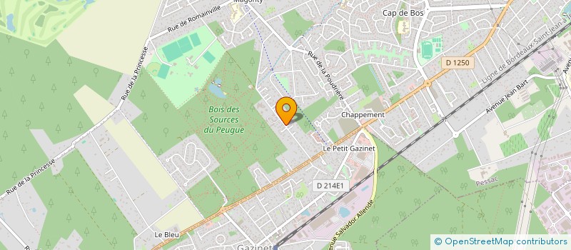 localisation de l'entreprise SAINCRIC à PESSAC