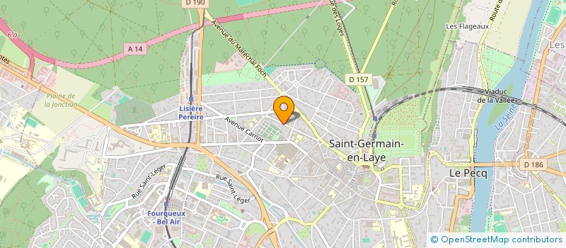 localisation de l'entreprise SAINCY  SAINT-GERMAIN-EN-LAYE