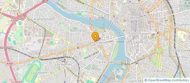 localisation de l'entreprise SAINCYP à TOULOUSE