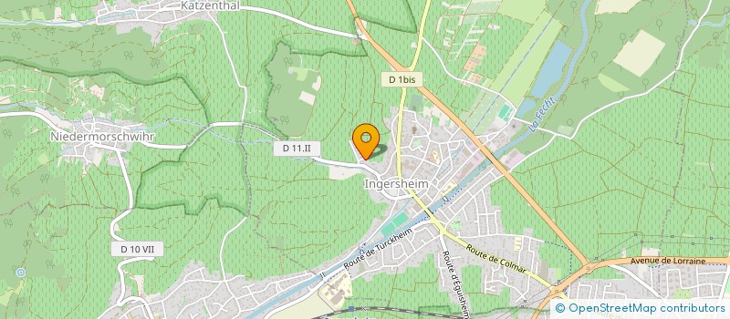 localisation de l'entreprise SAINE  INGERSHEIM