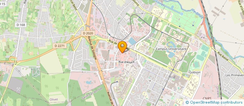 localisation de l'entreprise SAINES ORLEANAIS  ORMES