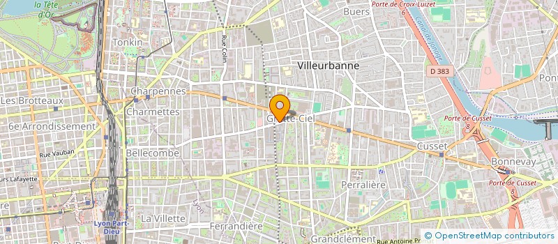 localisation de l'entreprise SAINFONS à VILLEURBANNE