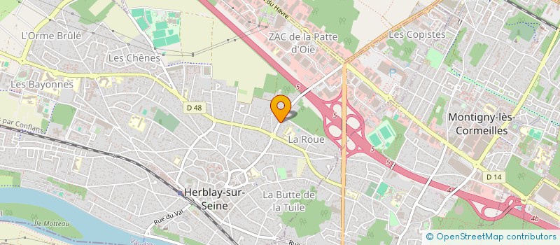 localisation de l'entreprise SAINIA PROTECT  HERBLAY-SUR-SEINE