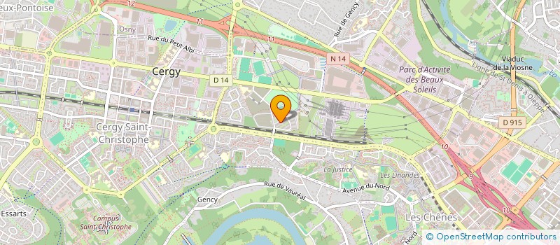 localisation de l'entreprise SAINJON GOLETTE INDIVISION  CERGY