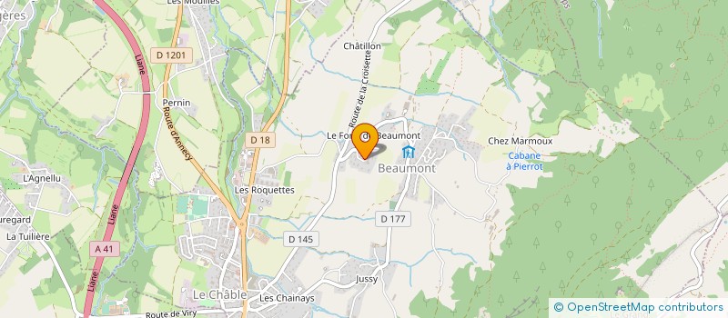 localisation de l'entreprise SAINLUX à BEAUMONT