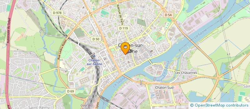 localisation de l'entreprise SAINO IMMOBILIER à CHALON-SUR-SAONE