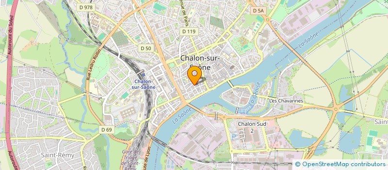 localisation de l'entreprise SAINO RESEAU à CHALON-SUR-SAONE