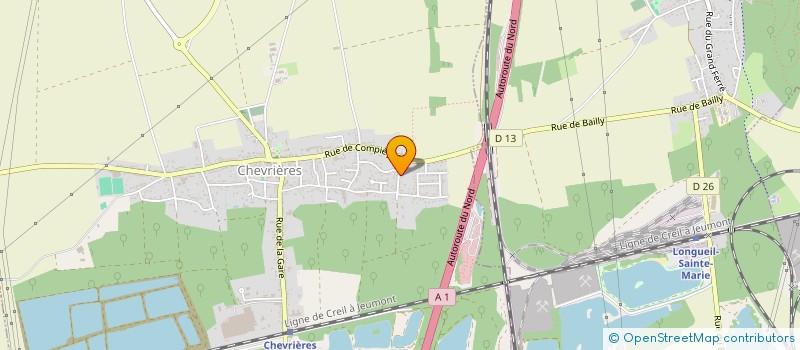 localisation de l'entreprise SAINPIERRE  CHEVRIERES