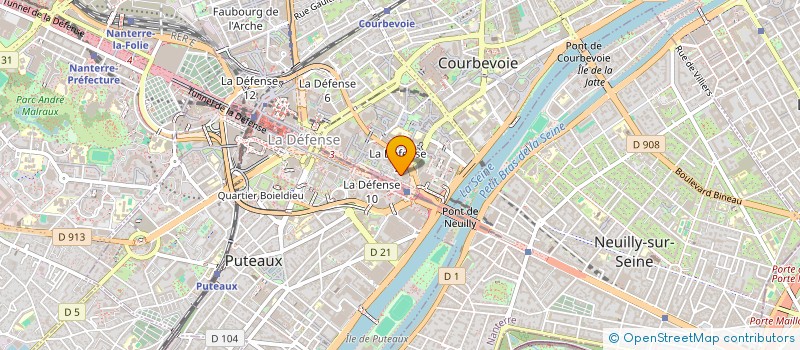 localisation de l'entreprise SAINPLE à COURBEVOIE