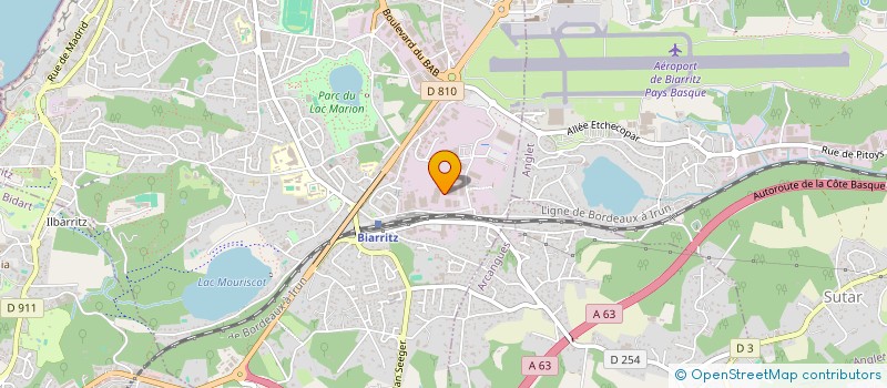 localisation de l'entreprise SAINRAME 2 à BIARRITZ