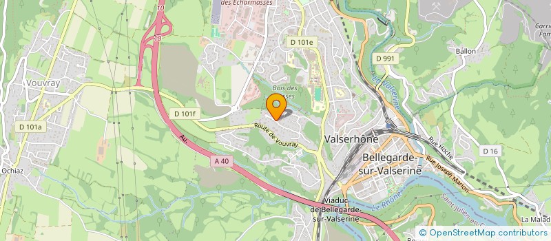 localisation de l'entreprise SAINROC à VALSERHONE