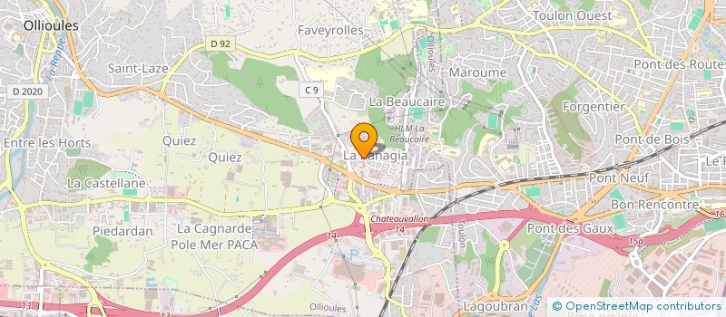 localisation de l'entreprise SAINSON INDIVISION  OLLIOULES