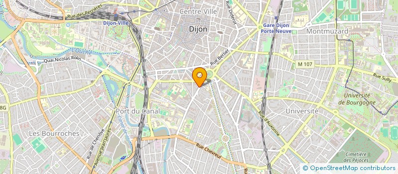 localisation de l'entreprise SAINT à DIJON