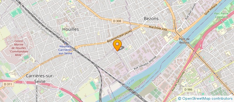 localisation de l'entreprise SAINT ABRAM  BEZONS