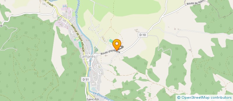 localisation de l'entreprise SAINT AFFRIQUE NETTOYAGE  CAMARES