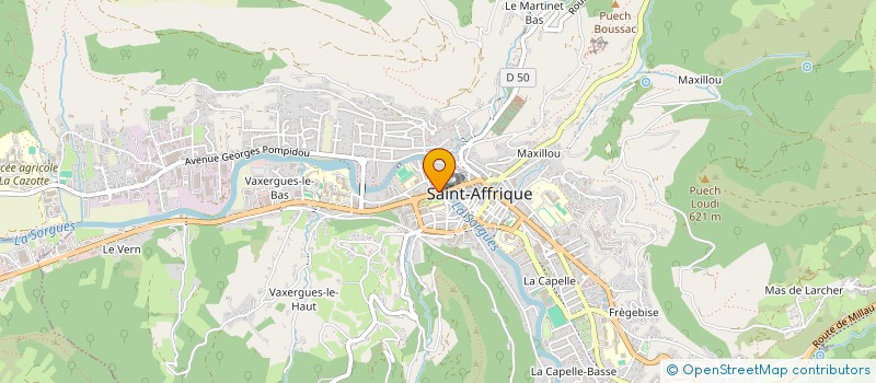 localisation de l'entreprise SAINT-AFFRIQUE RACING TEAM  SAINT-AFFRIQUE