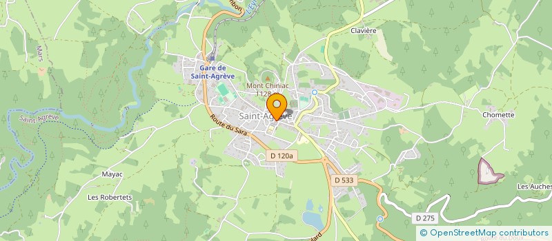 localisation de l'entreprise SAINT-AGREVE EN FETE à SAINT-AGREVE