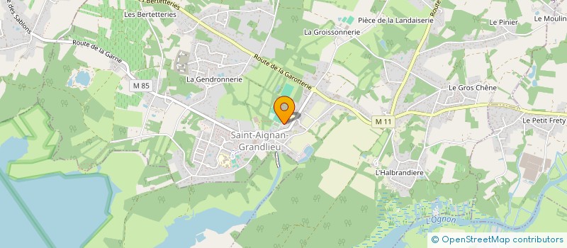 localisation de l'entreprise SAINT-AIGNAN FOOTBALL CLUB  SAINT-AIGNAN-GRANDLIEU