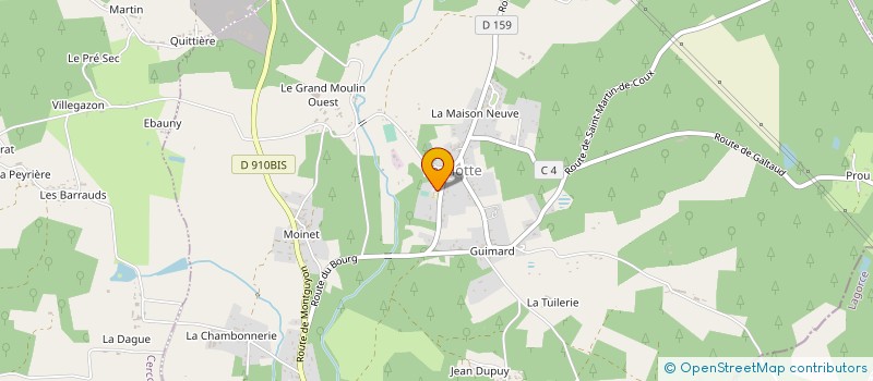 localisation de l'entreprise SAINT AIGULINOISE DES EAUX ET ELECTRICIT à SAINT-AIGULIN