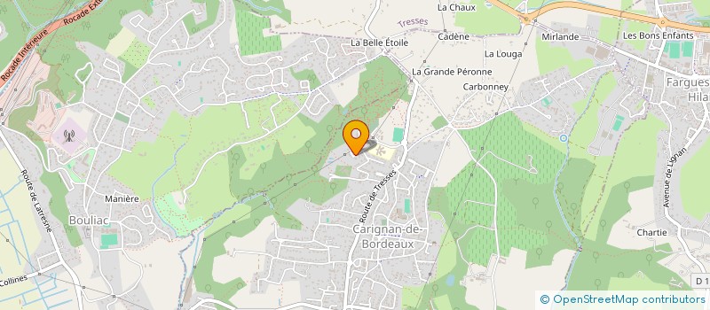 localisation de l'entreprise SAINT-AIMANT  CARIGNAN-DE-BORDEAUX