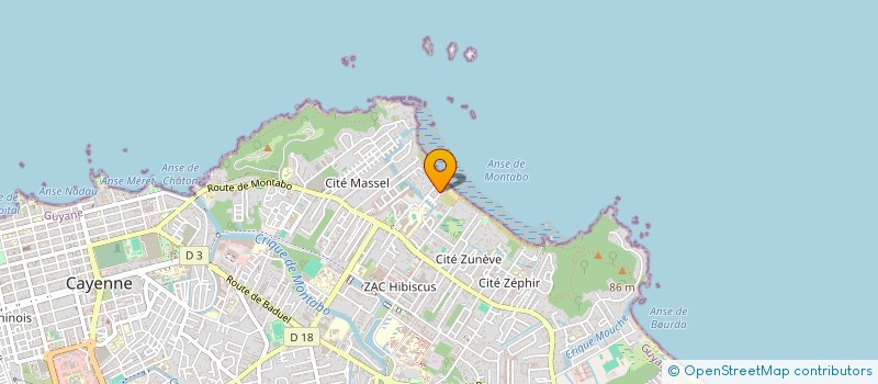 localisation de l'entreprise SAINT-ALAIN  CAYENNE