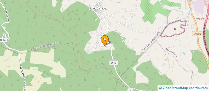 localisation de l'entreprise SAINT ALEMA  LE PUY-SAINTE-REPARADE