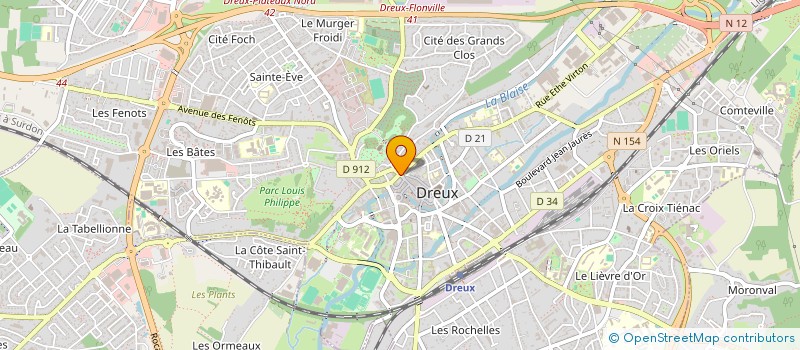 localisation de l'entreprise SAINT ALGUE DREUX à DREUX